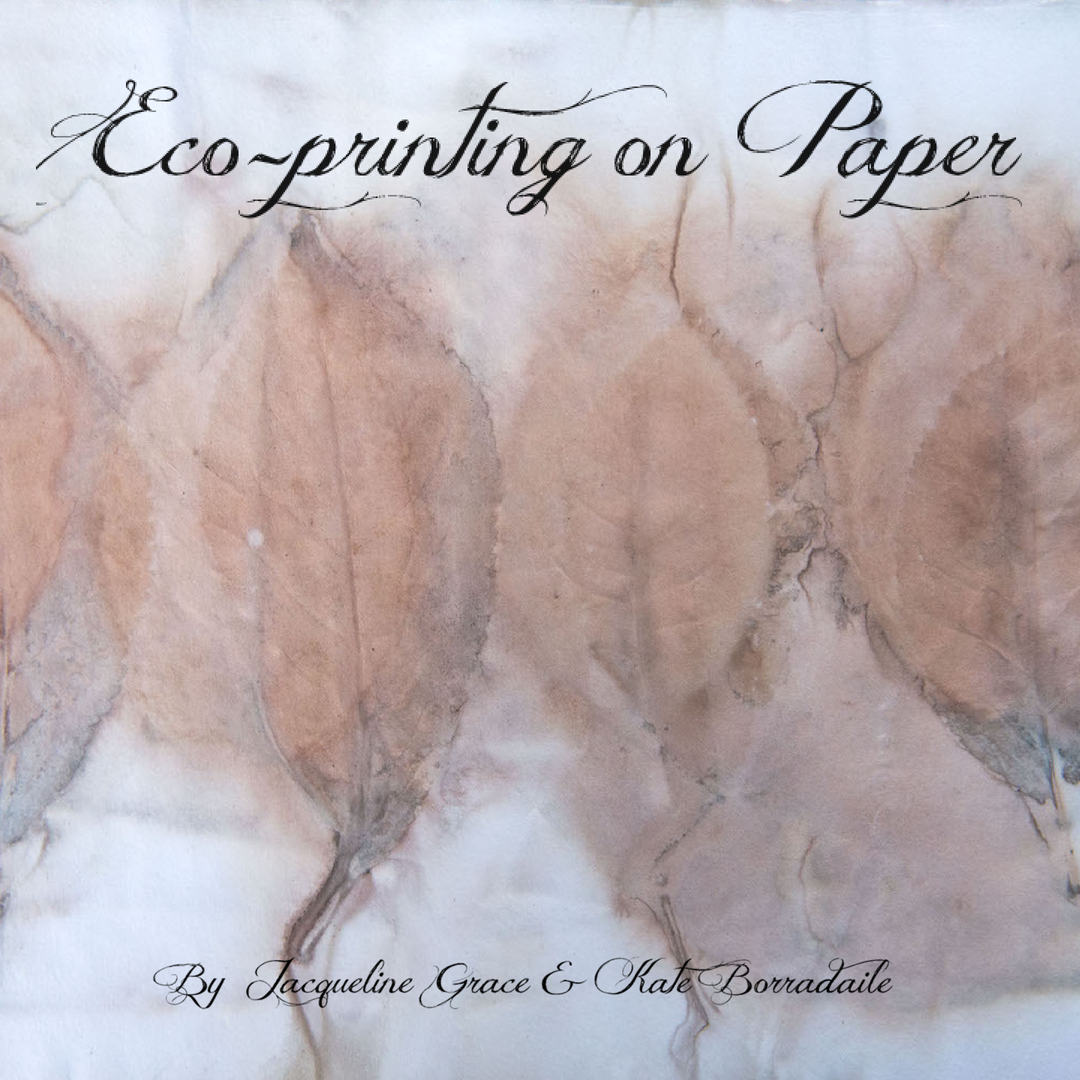 eco-printing on paper